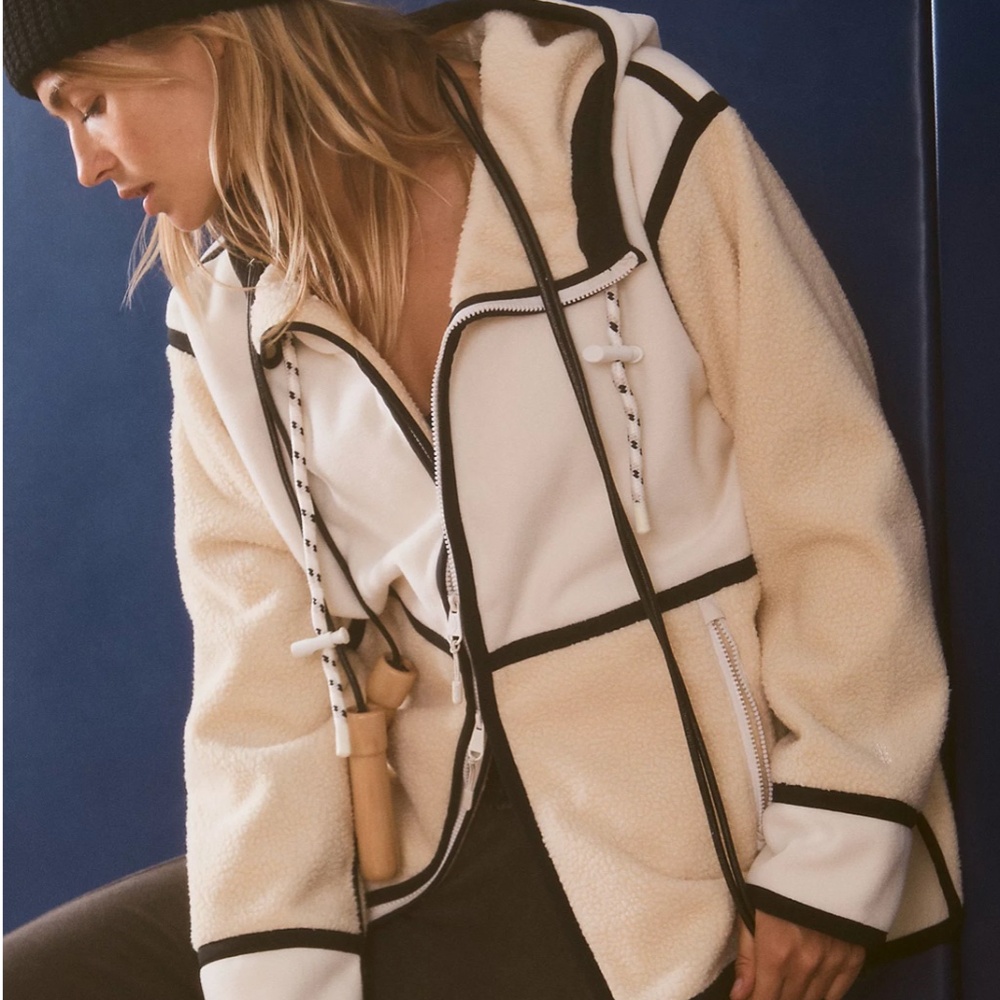 Free People Movement Polar Plunge Fleece Jacket Size S